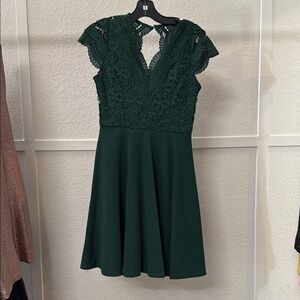 Beautiful Green Girl’s Dress